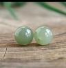 Natural Hetian Lake Green Jade Beads: Round, Barrel, and Lulutong Multi-Treasure Bracelet Spacer Beads.