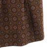 Calvin Klein 90s Old Overall Handle Mimole Length Pleated Skirt 8 Brown Women Used