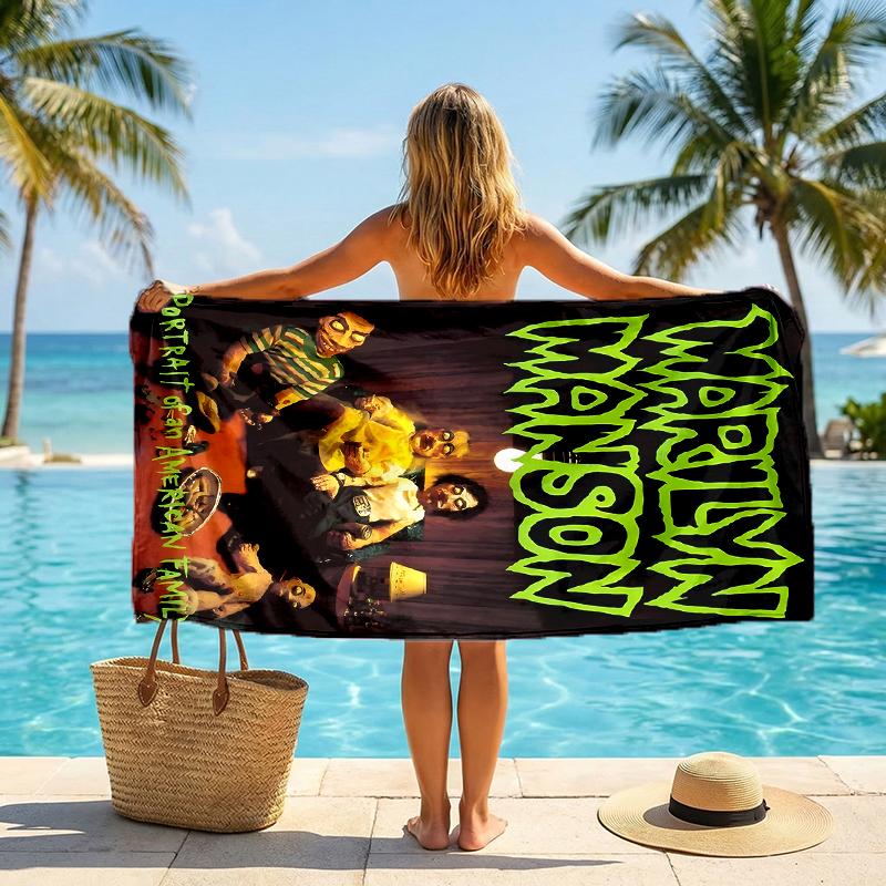 Martinimanson Fashion Beach Towel: Ideal for Summer Adventures Soft, absorbent and quick drying suitable for swimming and bathing