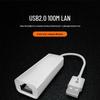 Driver-Free 100Mbps USB2.0 to RJ45 Network Adapter for Phones and Tablets