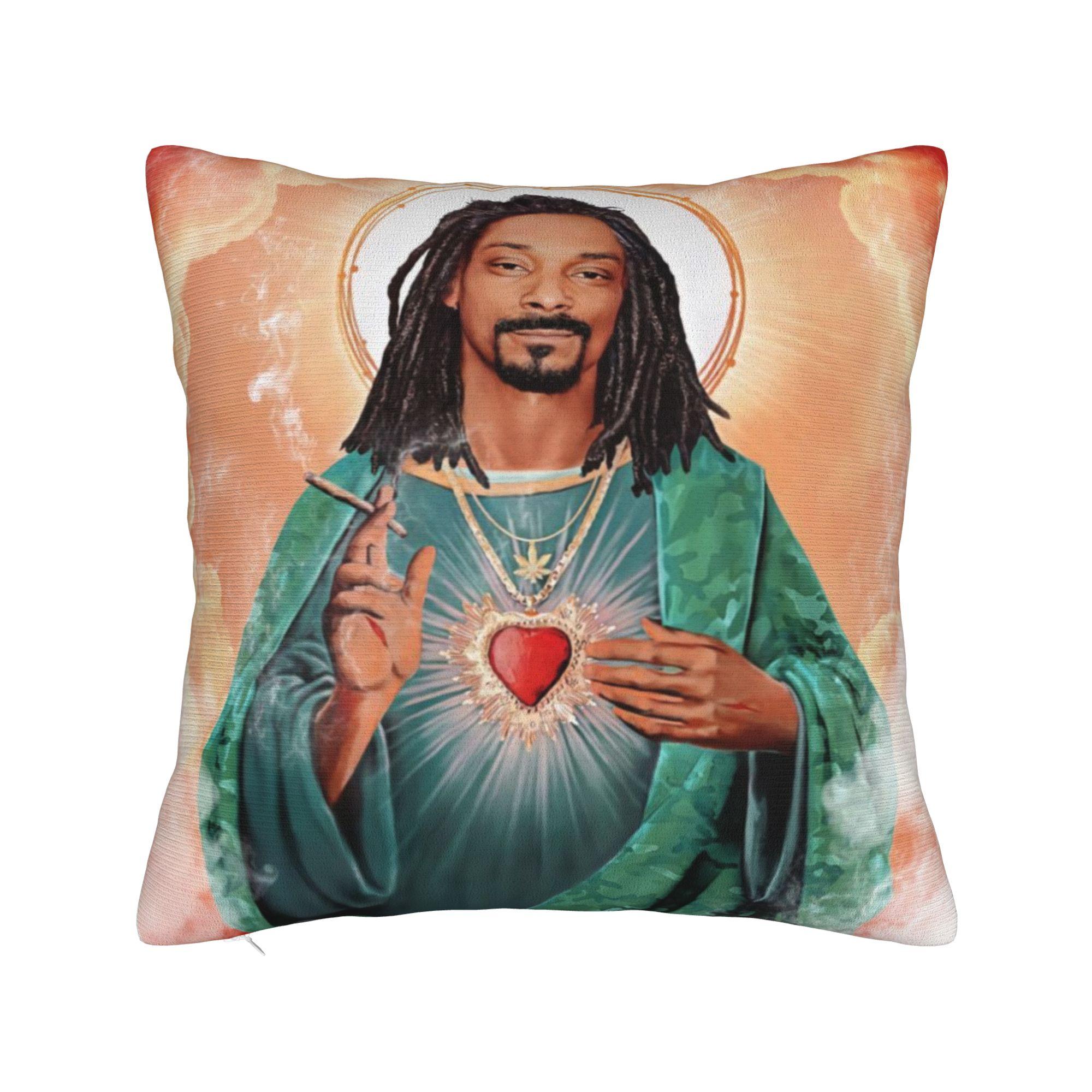 

Home Decorations Snoop Doggs funny hip hop rapper Pillowcases Accessories Pillow Covers Square Multi Size 12x12in 30X30cm