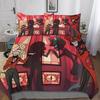 Anime Helluva Hazbin Hotels Boss Bedding Set Boys Girls Twin Queen Size Duvet Cover Pillowcase Bed Boys Adult