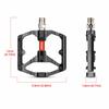 1 Pair Aluminum Alloy and Boron Steel Bike Foot Pedal Road Bike Pedal  Bike Maintenance