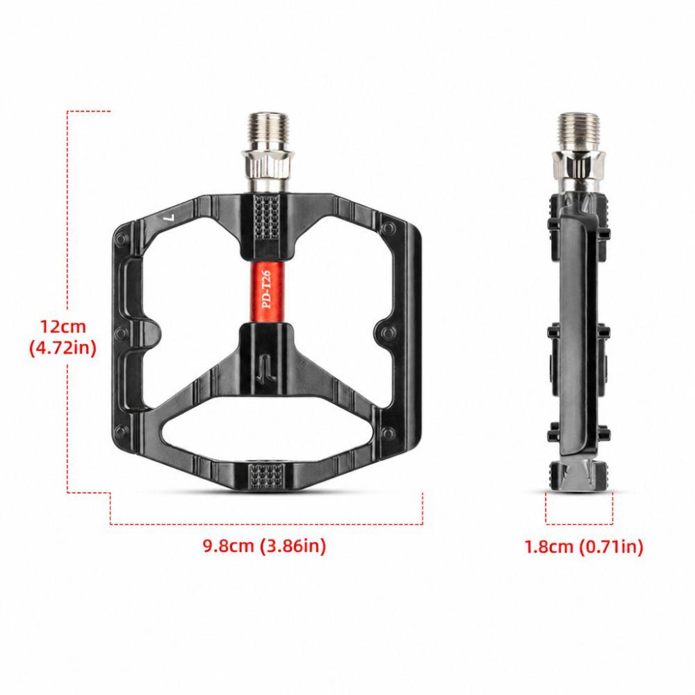 1 Pair Aluminum Alloy and Boron Steel Bike Foot Pedal Road Bike Pedal  Bike Maintenance