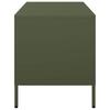 Vidaxl Mobile TV, Oliva, 101,5X39X43,5 Cm, Acciaio Laminato a Freddo