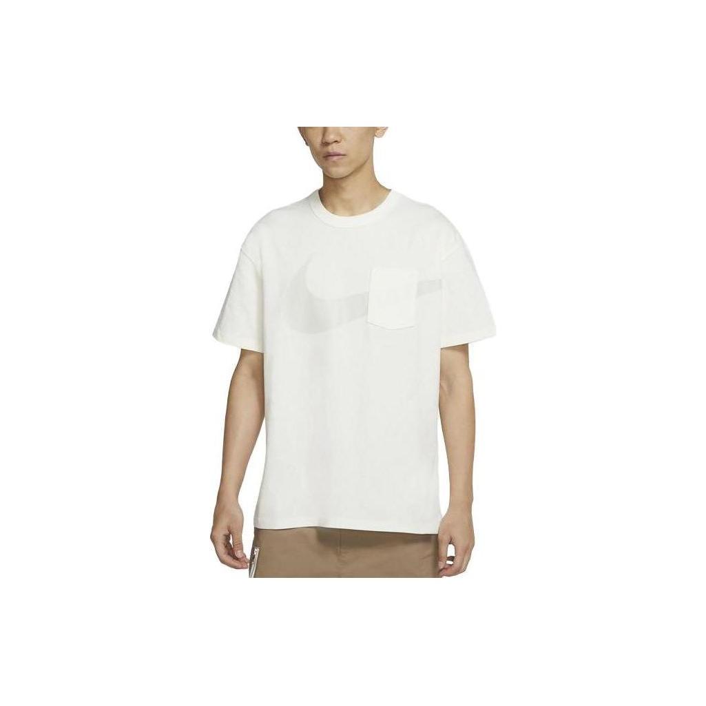 Nike Sportswear Swoosh T-Shirt  White  Men s DO1930-133 M