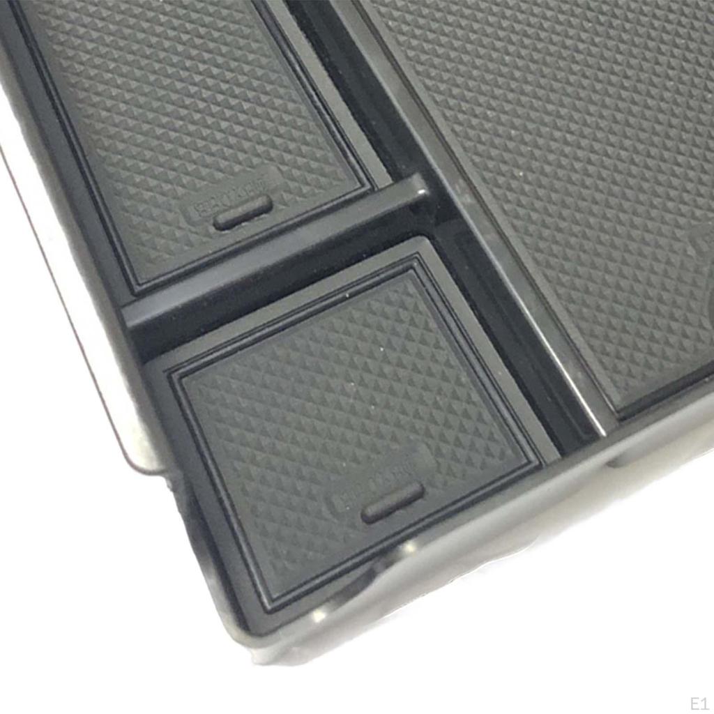 Auto Center Console Armrest Storage Box 3 Compartments Holder Phone Keys Tray for Seal Parts