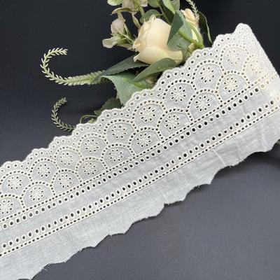 Dantelă de Bumbac Ajurat Brodată Dantelă Brodată Accesorii Dantelă Textile Fă Cortine Țesătură de Bumbac Accesorii Îmbrăcăminte Meșteșuguri Confecționare Panglici