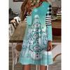 Women Long Sleeve Mini Dress Casual Slim Party Dress