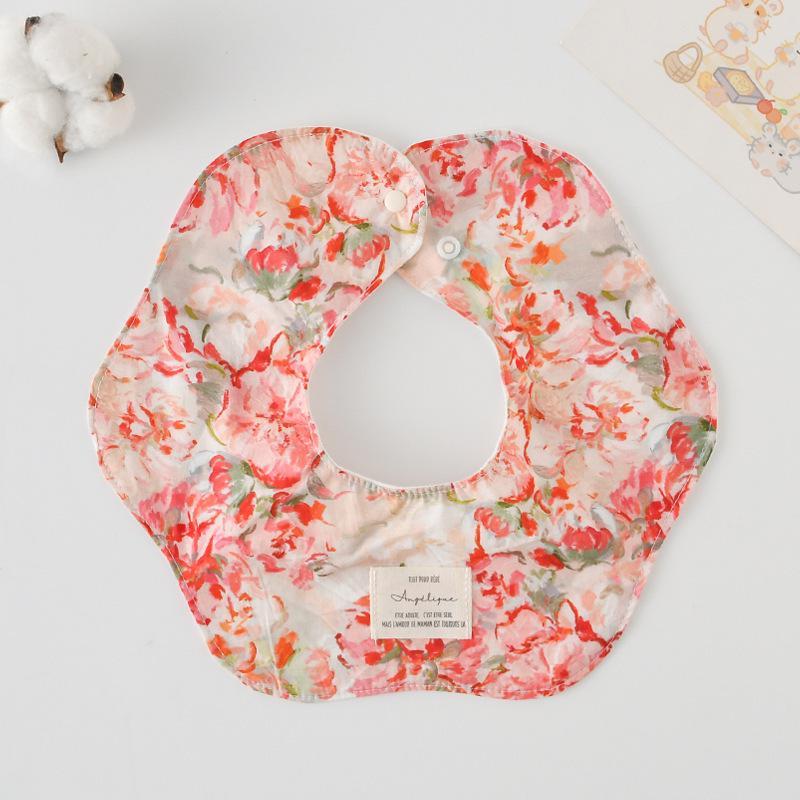 

Детский слюнявчик в корейском стиле, вращающийся на 360°, хлопок класса А - Идеально для лета