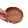 New Solid Wood Bowl Wooden Handmade Bowls For Eating Tableware For Dessert Fruit Salad Mixing Rice