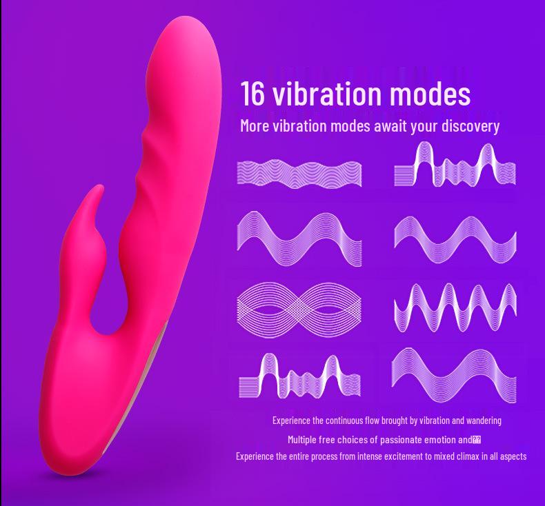 Double-Ended Electric Silicone Massager - Little King Kong Vibrator