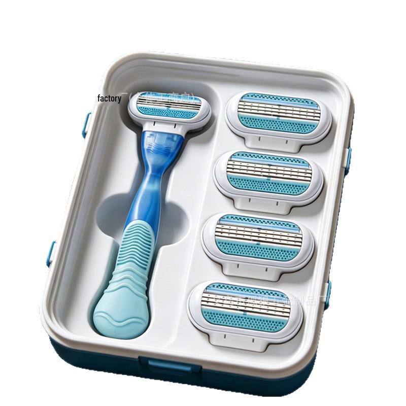 Women's Multi-layer Stainless Steel Razor for Face & Underarm Hair Removal