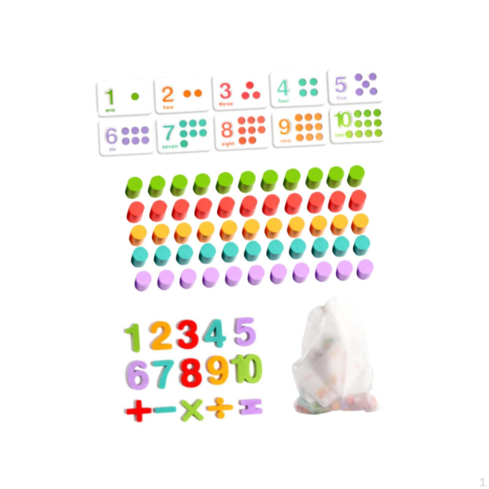 

Counting Wooden Toys with 55 Pegs Number and Color Matching Game Boys Girls Gifts Math Manipulatives