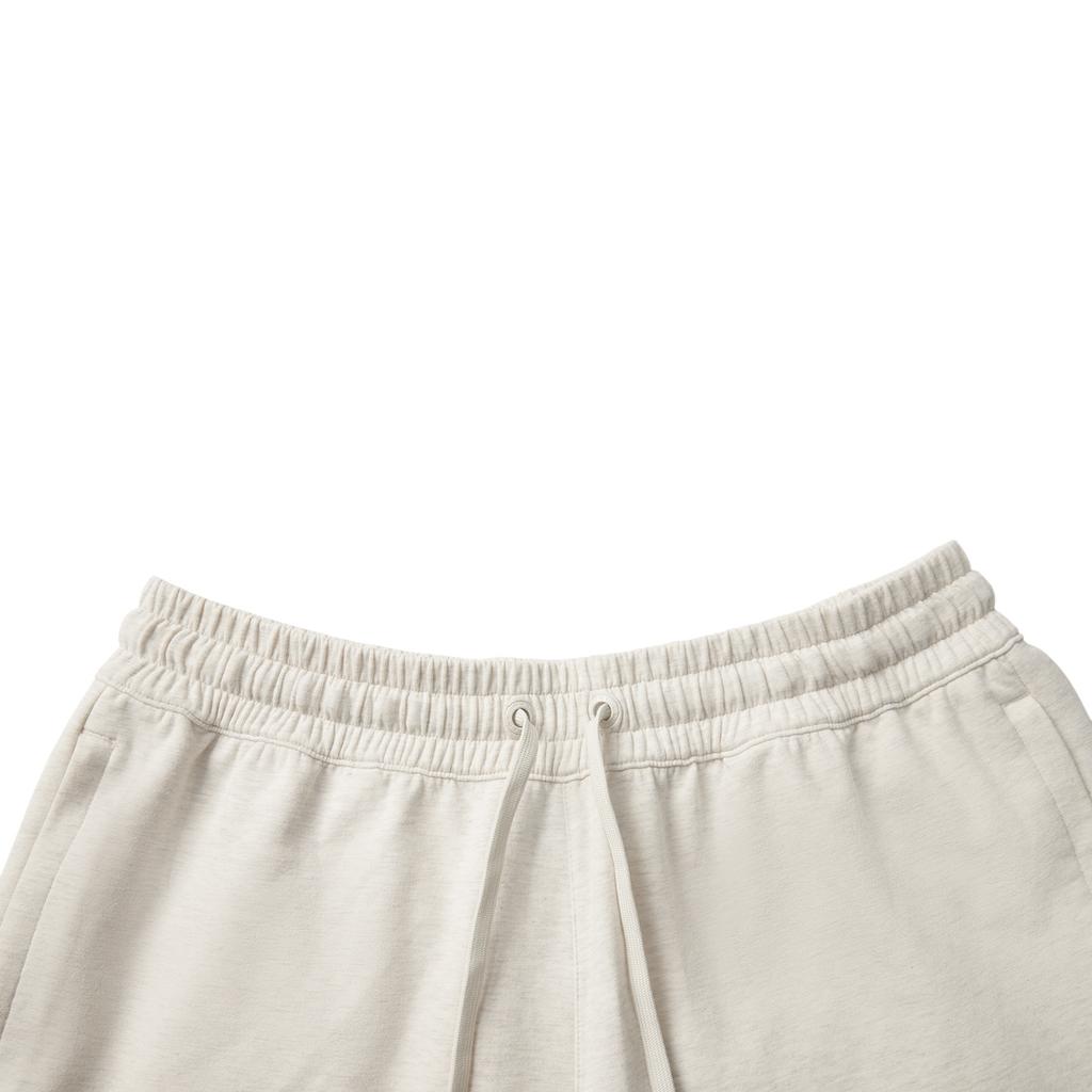 Li-Ning Basketball Series Letter Mid-Waist Breathable Lace-Up Versatile Five-Point Casual Shorts Men shorts Flower-Gray Tile-Gray AKSV023-2