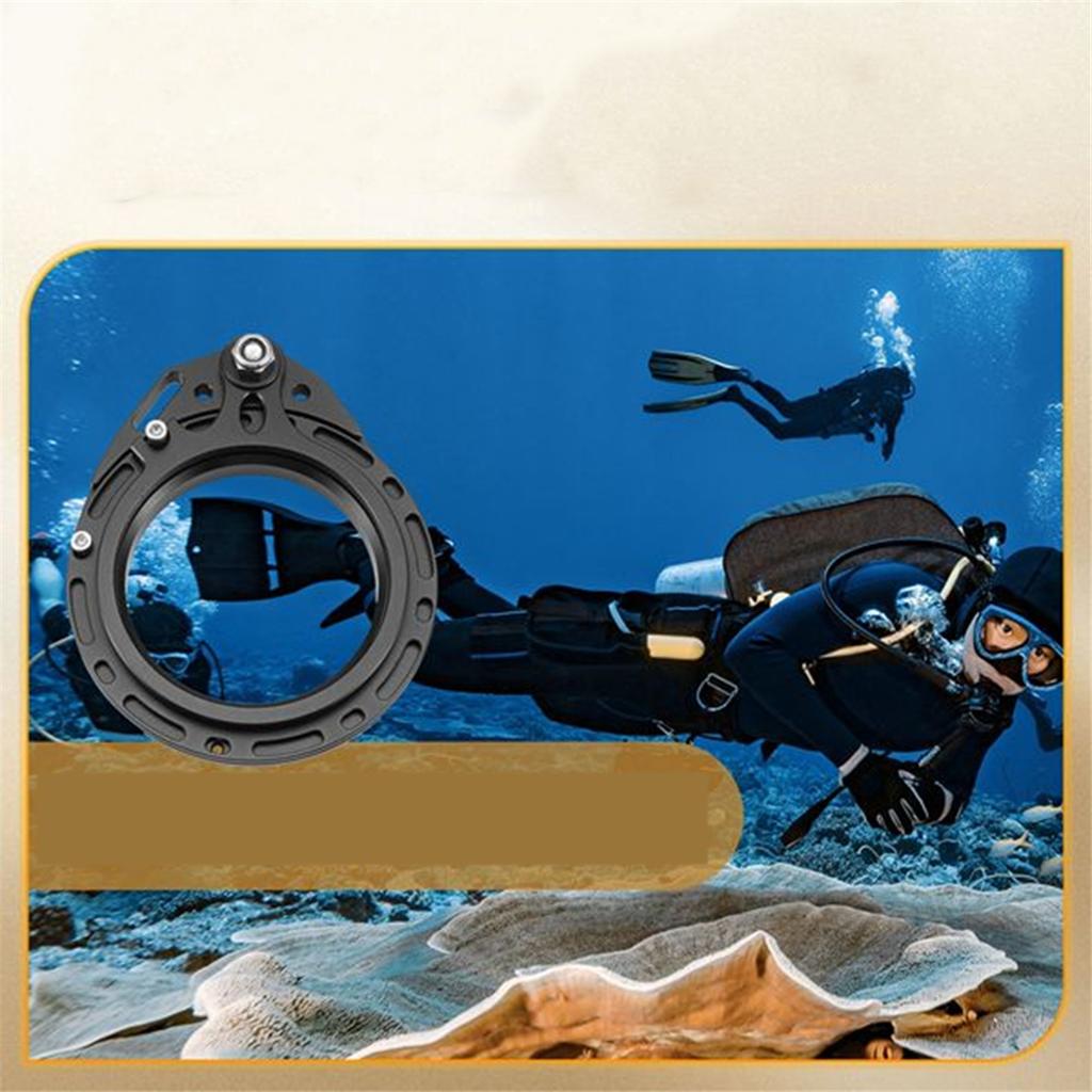 ABIY 67mm Diving Lens Flip Adapter M67 for Macro Wide Angle Lens Mount Adapter Underwater Waterproof Housings Case