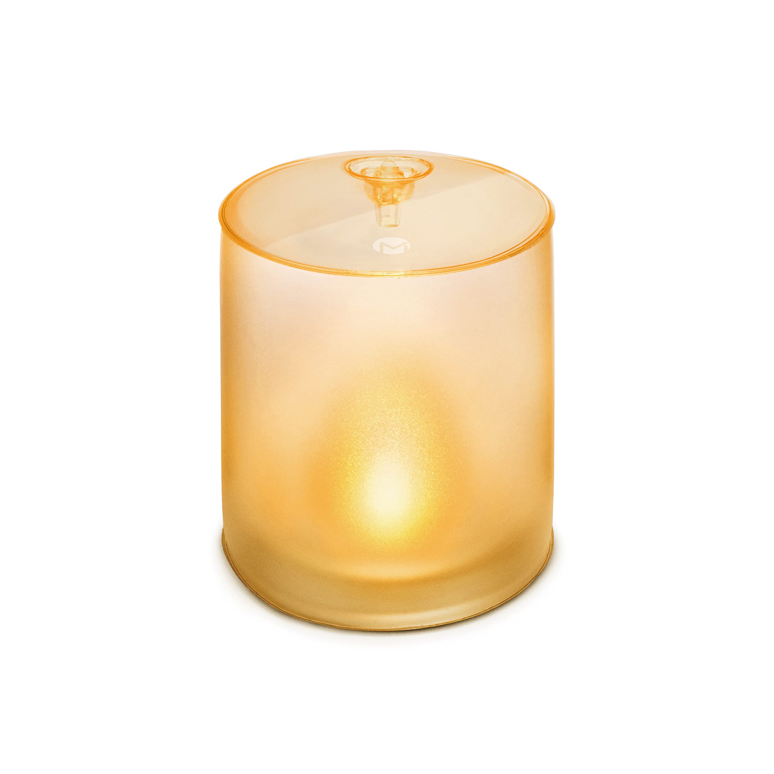 

[MPOWERD CANDLE] MPOWERD CANDLE Inflatable Solar Light, Amber Flickering Light, Waterproof Bath Light