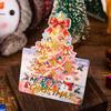 10pcs Invitation Merry Christmas Greeting Cards Handwriting Message Card  Festivital Gifts