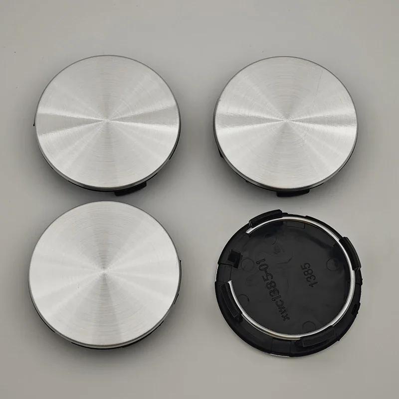 Car Sticker Tesla 4pcs ABS 56mm Tesla Model 3 Model Y Badge Covers Hub Caps Wheel Center Caps for Tesla Model Y X S 2023 Auto Ac