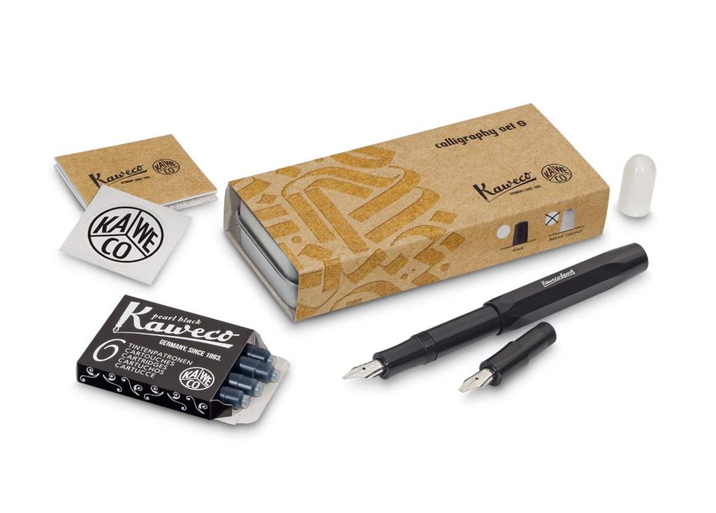 Kaweco Calligraphy Officially Imported Set, Small, Black, CALIS-BK, 1.5/2.3mm,
