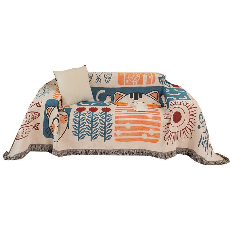 Universal Non-Slip Sofa Cover: All-Season Modern Minimalist Knitted Cushion Towel (2025)