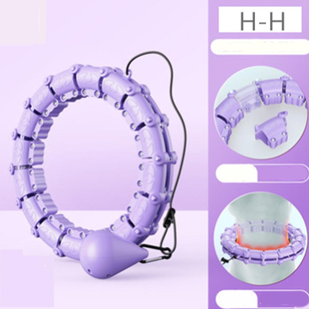 Kolip 24 Knots Plus Size Weighted Hoop Infinity Fitness Weight Loss Detachable Hoops Smart Noiseless Hoop For Women