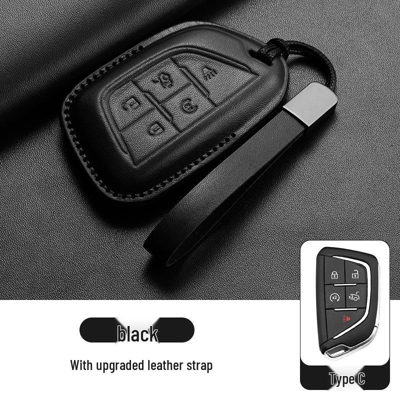 Cadillac Key Case for CT5, CT4, CT6, XT4, XT5, XT6 - Car Bag Buckle Shell
