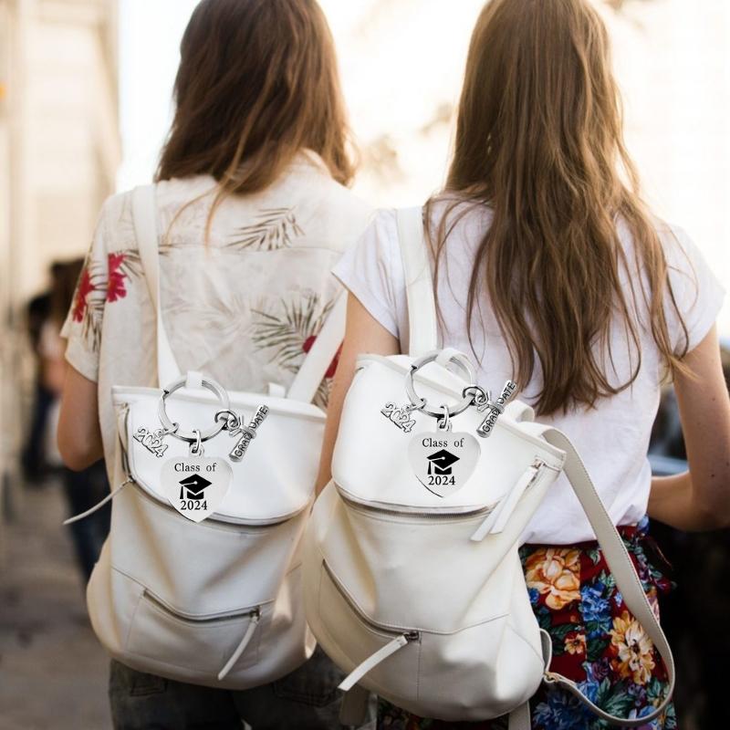 Брелок для ключей на выпускной из нержавеющей стали — фото 5