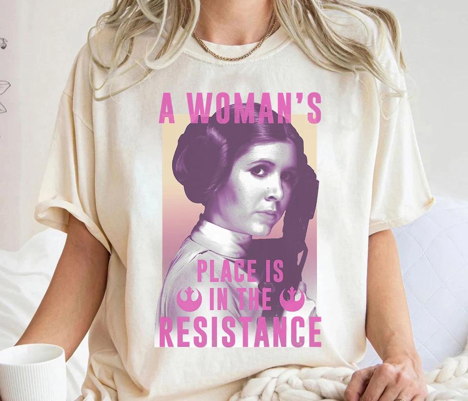 Star Wars Princess Leia Resistance My Body Unisex Adult T-shirt Kid Tee 1234407