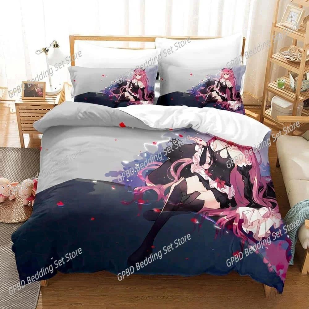3D Anime Seraph of the end Bedding Set Bedroom Soft Modern Bedspreads Comefortable Kids Duvet Cover Quilt Cover And Pillowcase