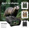 4K Night Vision Binoculars with 16X Digital Zoom and 7 Gear Infrared 4 Inch Large Screen WiFi for Hunting & Wildlife Observation