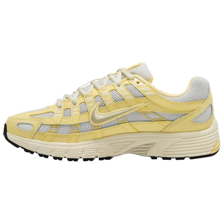 Nike P 6000 Abrasion Resistant Low Top Running Shoes Women's Yellow Sneakers BV1021-700