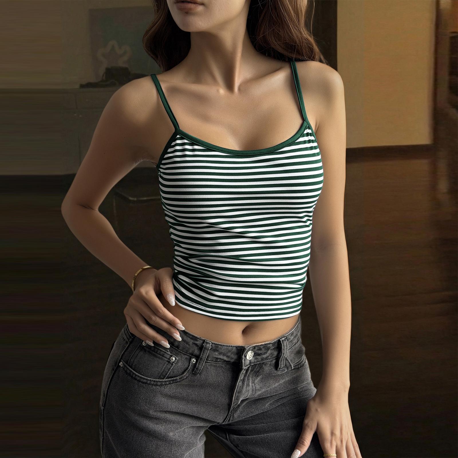 

Женская повседневная футболка с подтяжками L зелёный