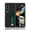 Suitable for Samsung Z FOLD7 phone case, Z fold 6/4/D5 card slot leather protective cover, Zfold3 phone case