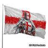 1 Multi-Size Crusader Knight Flag, Historical Warrior Flag with Pyramid Cross, Ideal for Outdoor Display or As a Medieval Decoration, Perfect for Your