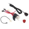 12V 110dB Super Loud OOGA Vintage Classic Air Horn Complete Kit with Button Wiring Harness Wear-resistant for Car Motorcycle Truck