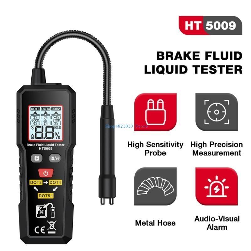 

T3LF Precisions Brake Fluid Emulsification Tester with Quick Detection LED Brake Tester ABS for Car & Motorcycles