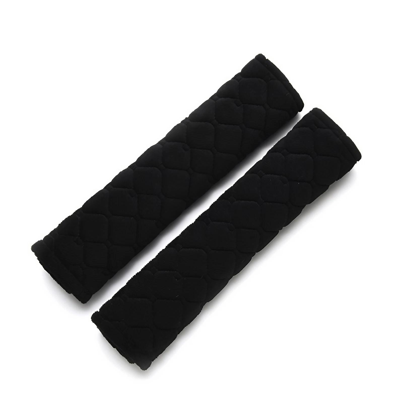 

2Pcs Seat Belt Covers Soft Velvet Car Shoulder Pad for Adults Youth Kids Car Truck SUV Auto Interior Accessories чёрный