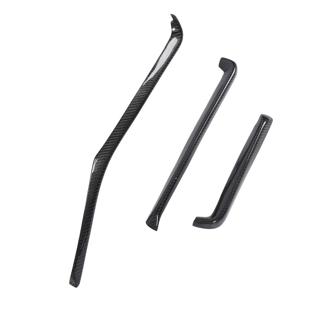 3 Pcs Dashboard Strip Cover Trim Carbon Fiber Decorative for C8 Z51 Z06 ZR1 Coupe Convertible 2020 To 2024 Carbon Fiber
