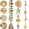 Authentic copper Plated Gold Plated Color Starfish Clown Beaded Pendant Charm Bead Charms for Necklaces Do It Yourself Bracelets Ladies Jewellery Gift
