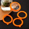 8 Pieces 3.75 Inches Silicone Jar Gaskets Replacement Silicone Seals Airtight Gasket Sealing Rings for Regular Mouth Canning Jar