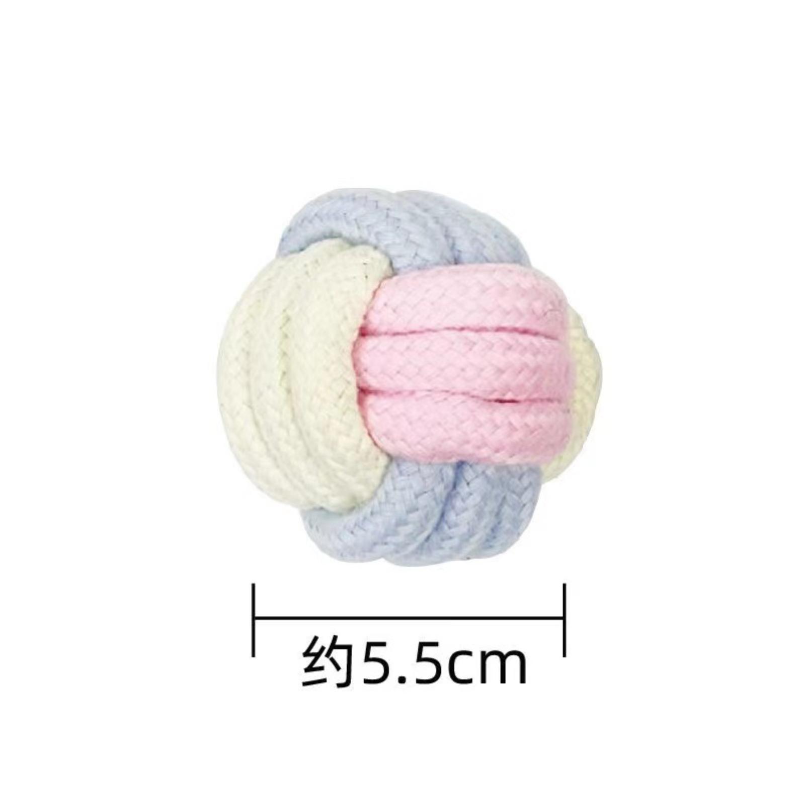 

Durable Dog Chew Toy Rope Ball for Teeth Cleaning and Interactive Play Suitable for Small Medium Large Dogs Safe Non-Toxic Material One Size