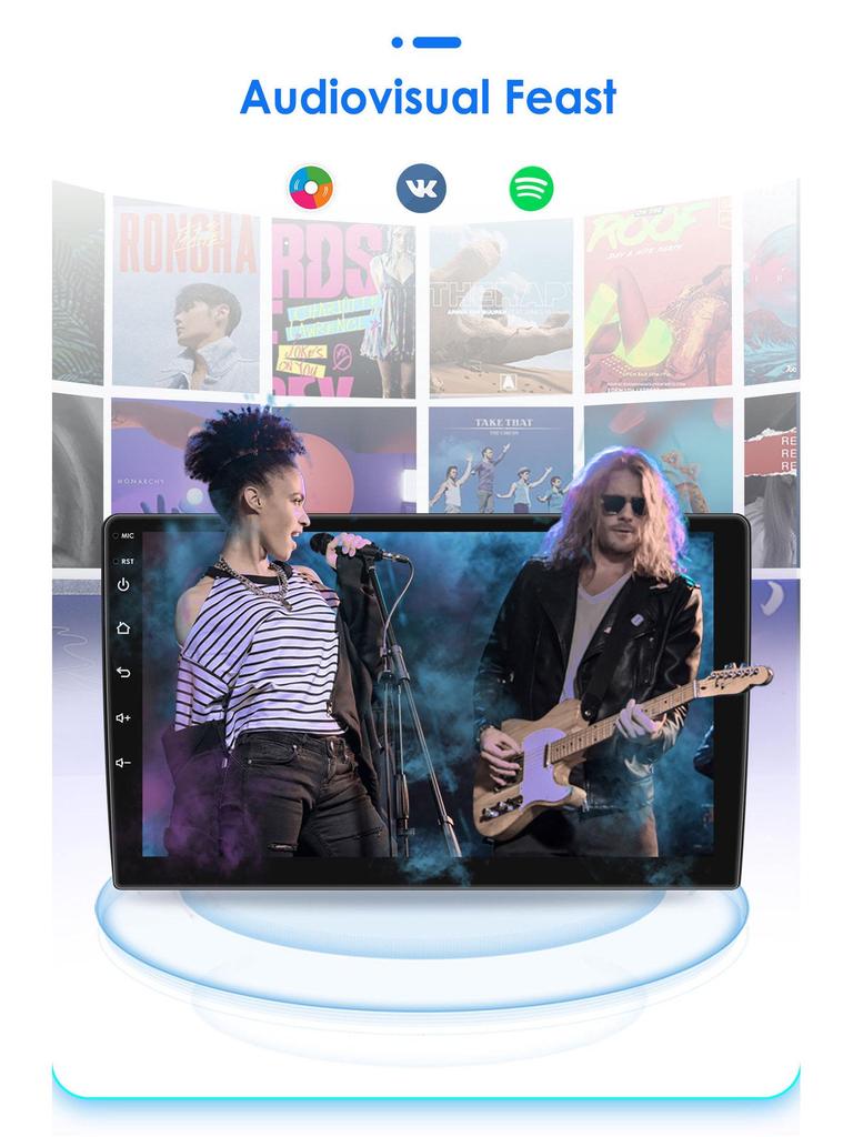 Android Large Screen Car Navigation & Reversing System for 04-09 Corolla Verso AR10