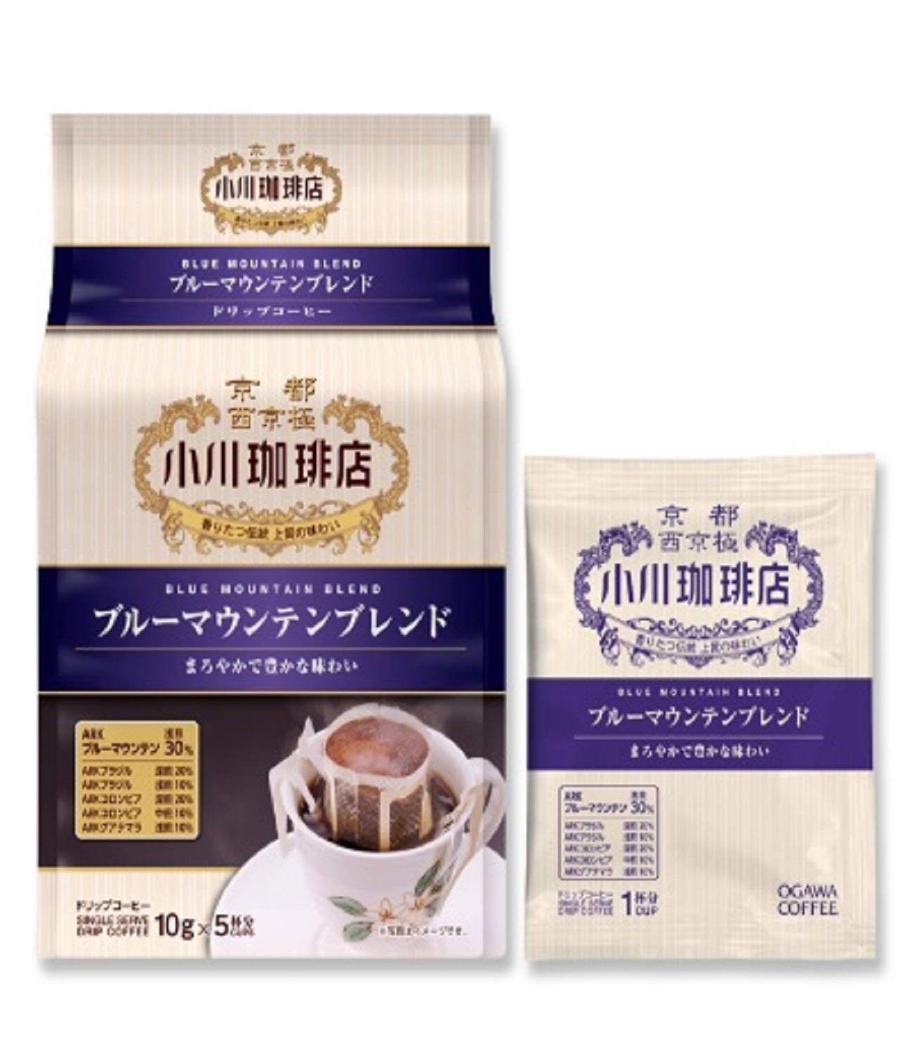 

Ogawa Coffee Blue Mountain Blend Drip Coffee 5 cups x 2 bags
