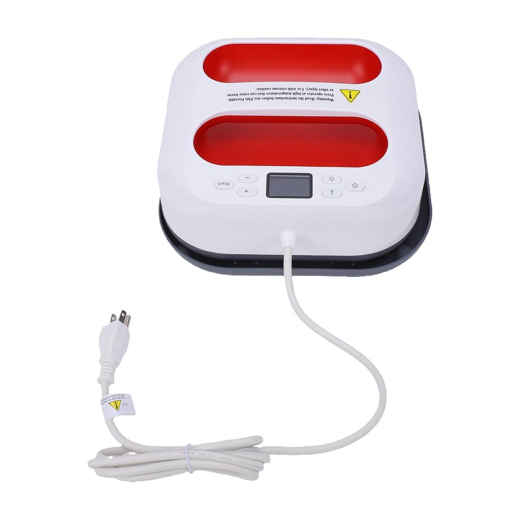 Heat Press 9x9 Inch Automatic Press Fast Uniform Heating Handheld Heat Transfer Machine for Craft Clothing
