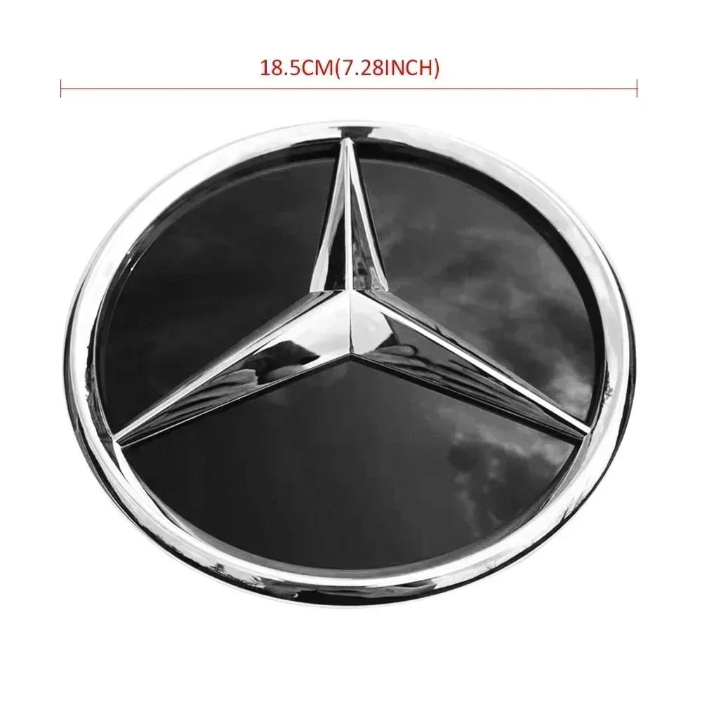 C200 E200 For Mercedes Benz 3D ABS logo The front grille star logo badge mirror bottom for Mercedes-Benz for Mercedes-Benz W177