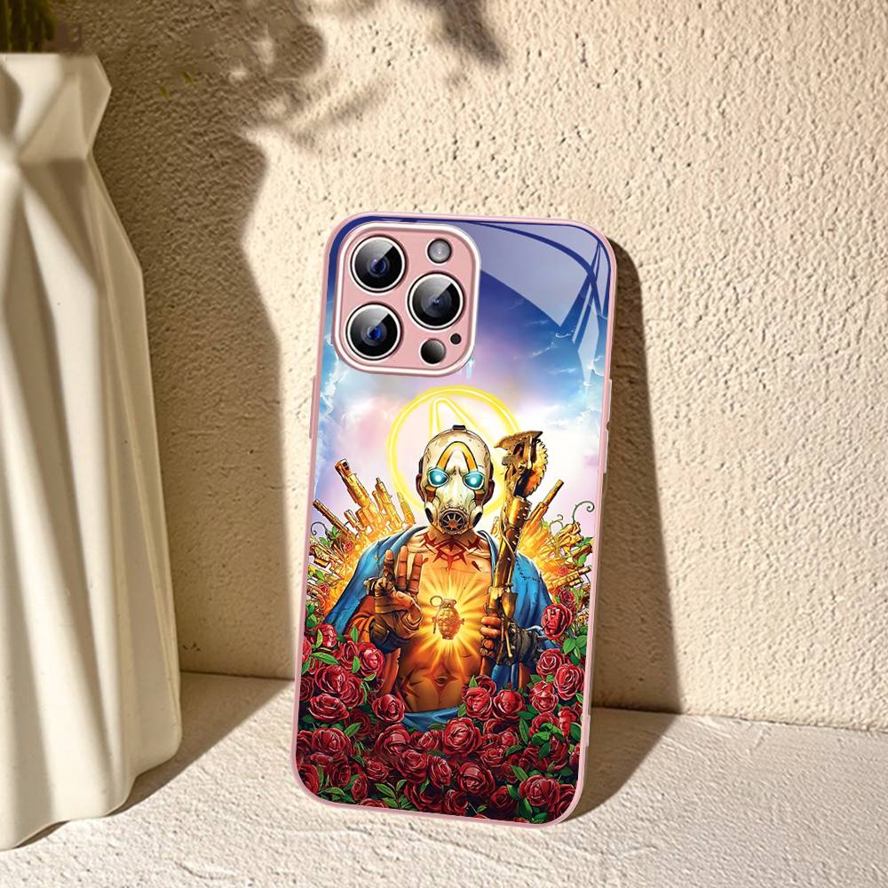 Game B-Borderlands Tempered Glass For Iphone 14 13 12 11 Pro Mini XS MAX 14Plus X XS XR Cover
