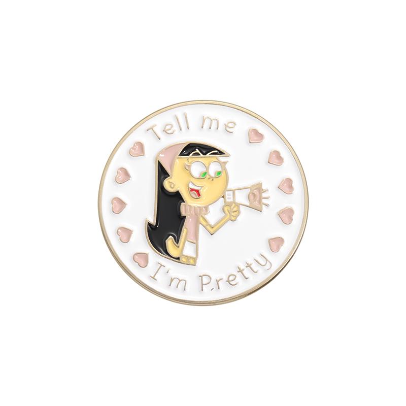 Anime Characters Enamel Pins Custom Boy And Girl Brooches Lapel Badges Cartoon Jewelry Gift for Kids Friends