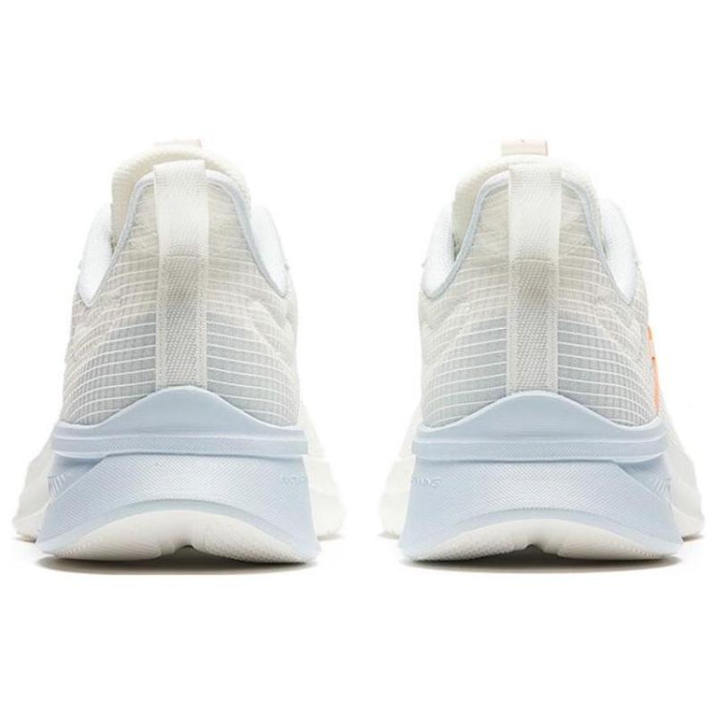 Anta Shock Absorbers Low Top Running Shoes Women's White Orange Sneakers 922335501-4