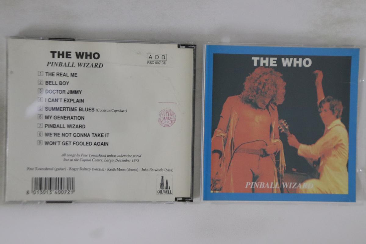 

CD WHO - Pinball Wizard RSC007CD OIL WELL 1993 Italy Rock Used
